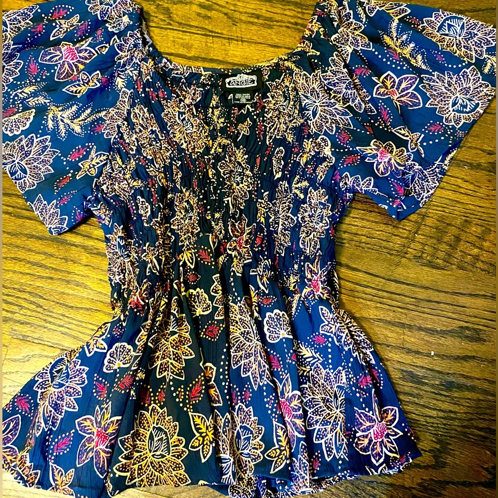 XS Angie Floral Top